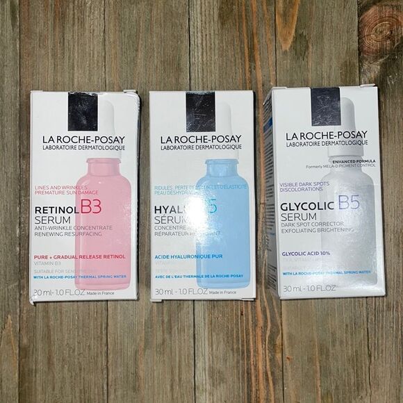 Bundle of LA ROCHE-POSAY Serums (3 Serums Total!) - Picture 1 of 8